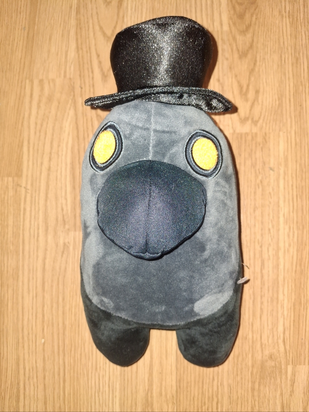 Among Us Black Plush Toy with Top Hat